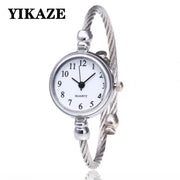 YIKAZE Small Gold Bangle Bracelet Watch